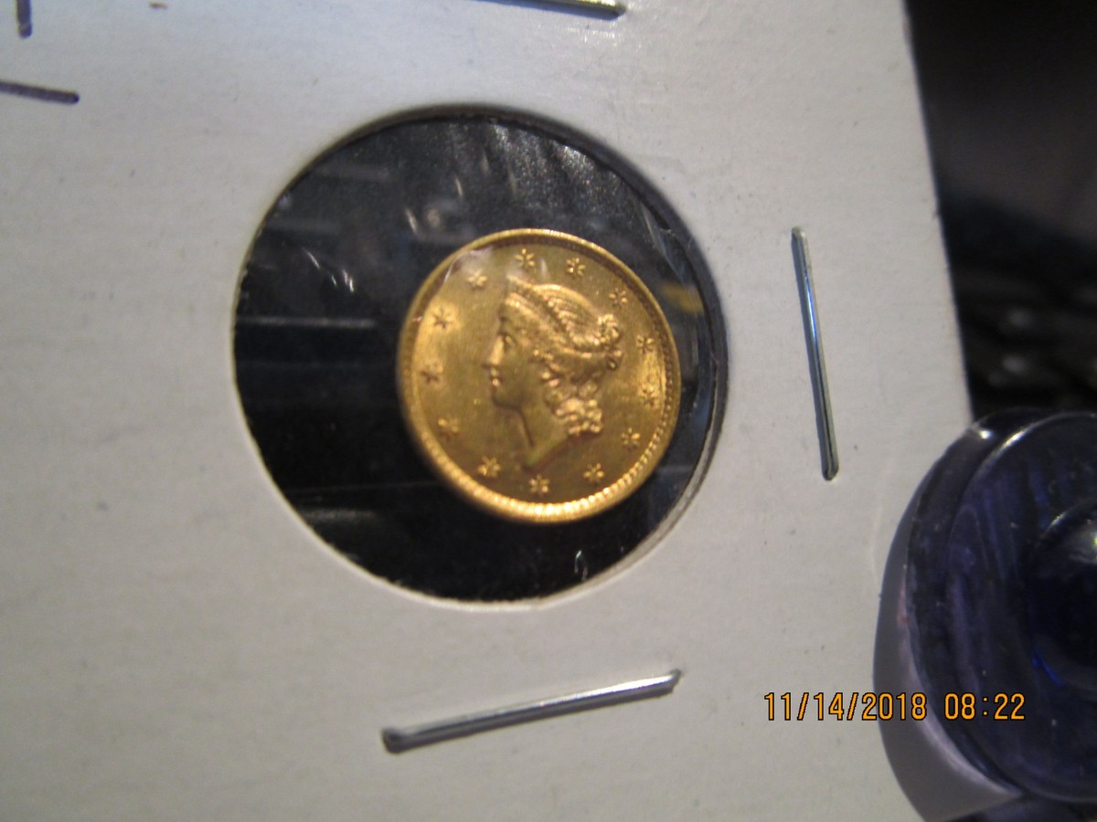 ちえS 1852 $1.00 Gold T-1 Mint State +++++ | eBay