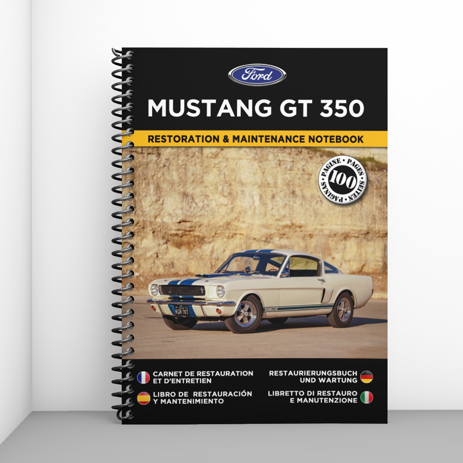 Cahier de restauration Ford Mustang GT 350 pour faire revivre le myth