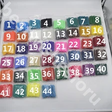 45 Colors 1040 Pcs Dental Orthodontic Elastic Braces Rubber Ligature Ties 1 Pack