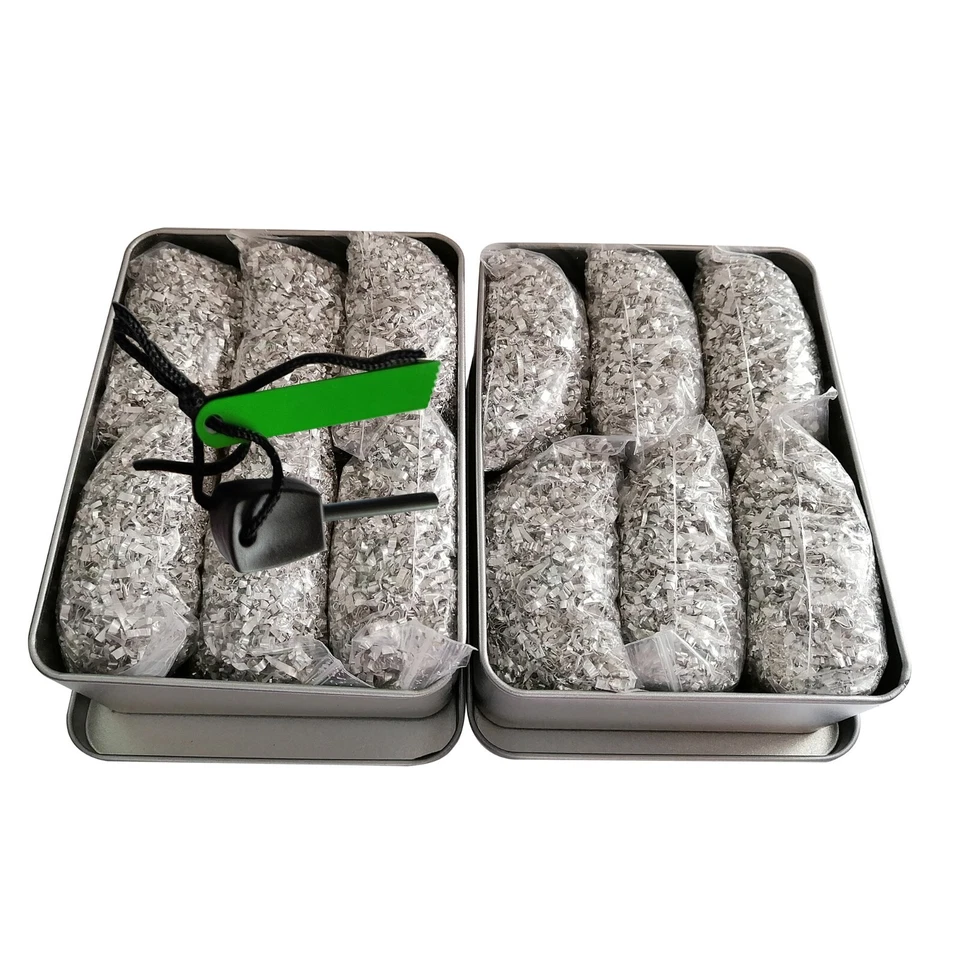 Arrancador de fuego Magnesio Ferro & Strike 20 x Cuerdas de cera para camping senderismo camping Foto 2 de 4