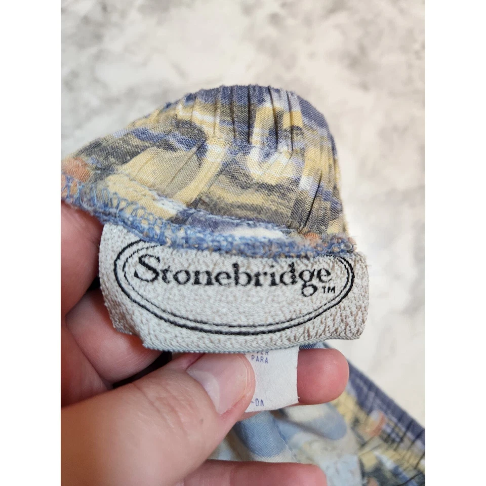 Faldas midi Stonebridge para mujer multicolor floral cintura elástica línea A talla 1X Foto 3 de 4