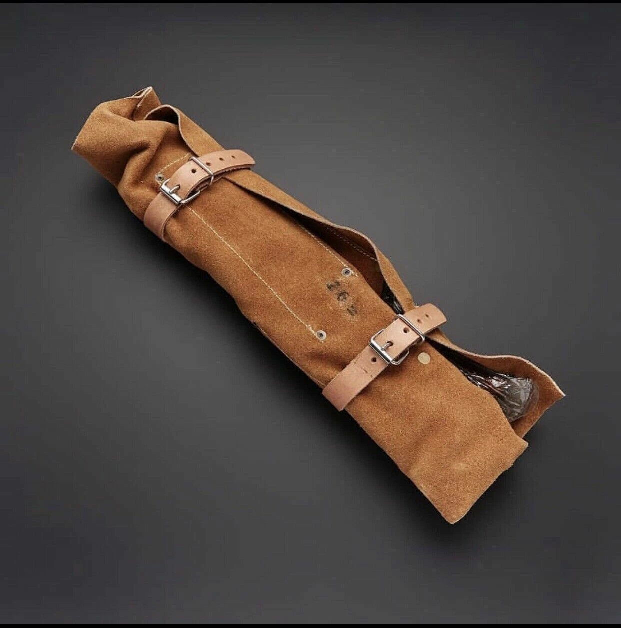 Handmade Leather Roll bag for 5 pieces set