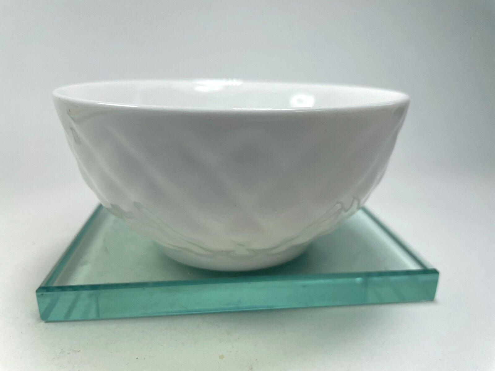 Gibson Home Cereal Bowls 10 oz Embossed Design White Set of 4 Soup