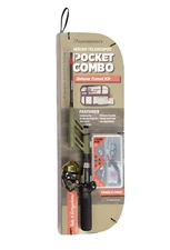 Profishiency Pocket Spincast Combo Delux Travel Kit Outdoor Sports Fishing USA