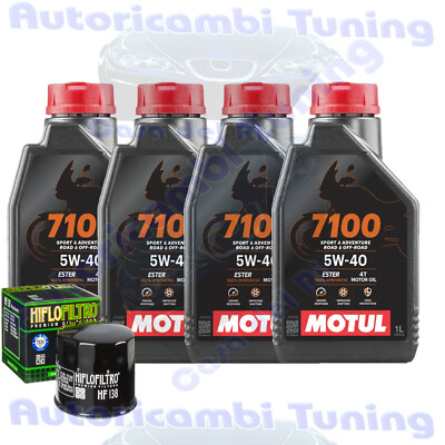 Inspektionskit Öl Motul 7100 5W40 + Filter für Bimota ��750 SB7 ��1994>1996