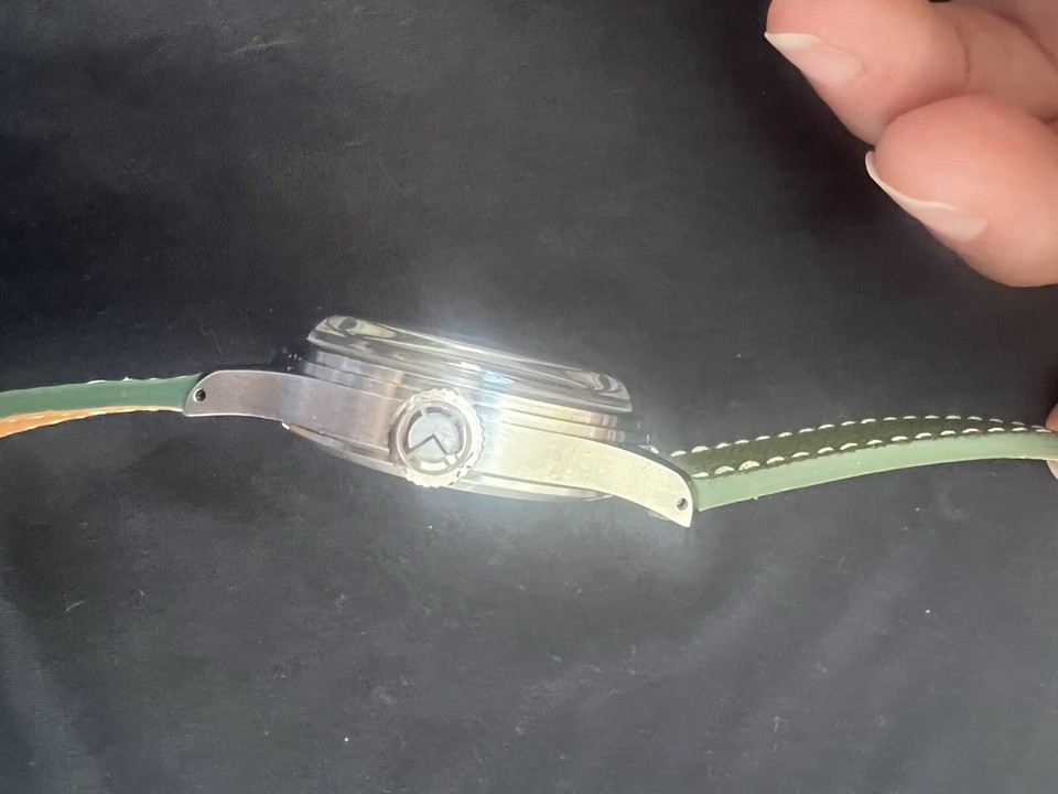 NEW 38mm Pierre Paulin Jumping Hour Automatic Salmon Dial Watch Extra