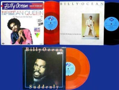 12'' Maxi BILLY OCEAN -EUROPEAN QUEEN - SUDDENLY - GET OUTTA MY DREAMS / 3 Maxis