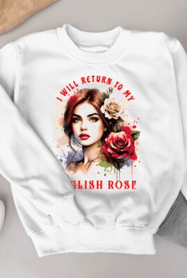 English Rose Sweatshirt Inspired By The Jam Paul Weller Mods