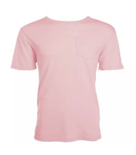 Men's T-Shirt Short Sleeve 100 Cotton Crewneck with Pocket Style 8Color S-XXL