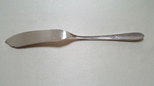 Master Butter Knife Oneida Community Tudor Silverplate Fantasy 1941 Ptn Used VG - Bild 4 von 7