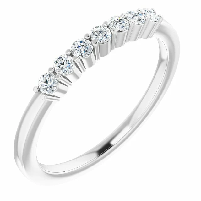 One carat diamond anniversary band sale