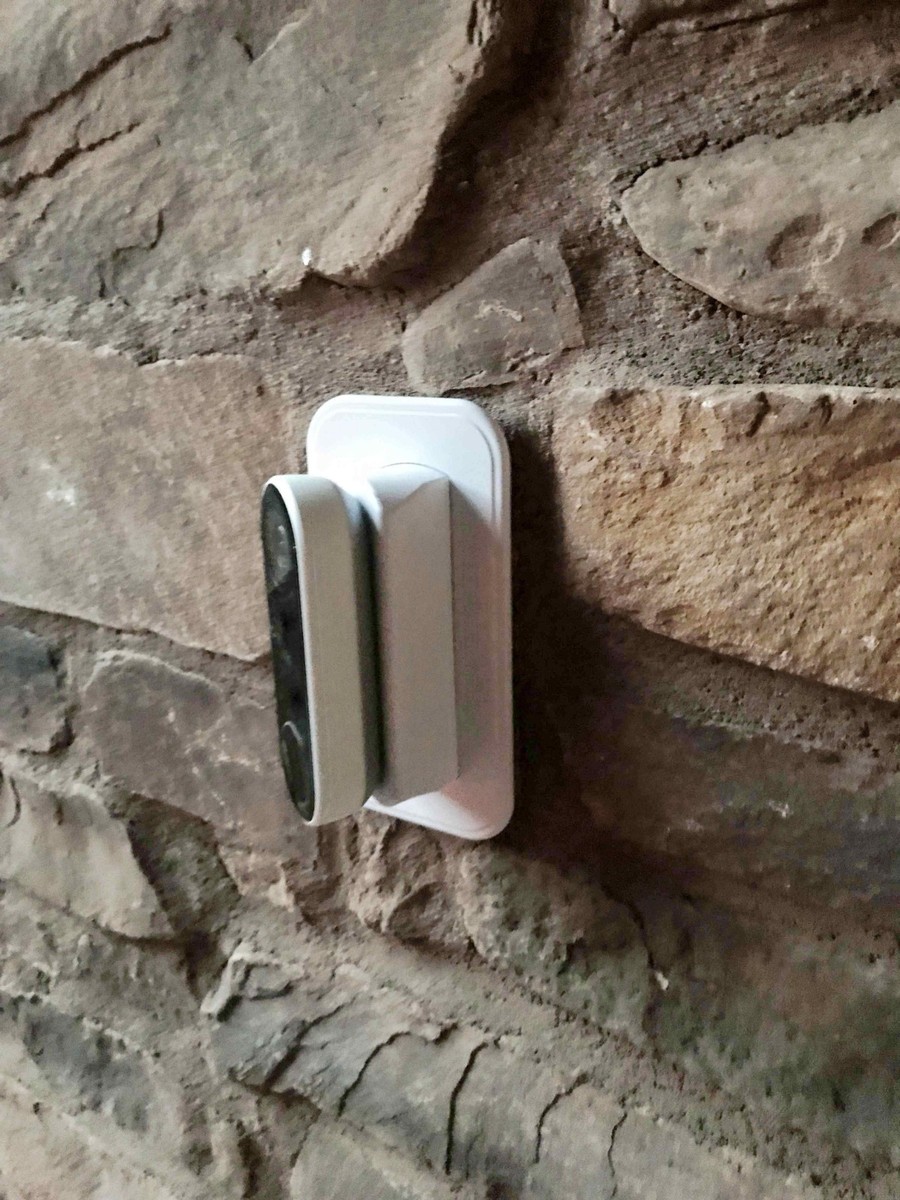 WHITE Color! Wall Plate 30 Degree Angled Mount Combo for Nest