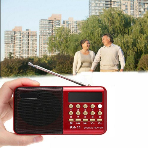 Digital Radio Tragbares FM Radio MP3 Lautsprecher Player mit Batterie USB Kabel - Bild 8 von 17