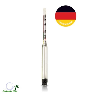 INSTINKTIVE-OASE Alkoholmeter Aräometer Alkoholmesser Vinometer Mostwaage Refraktometer Alkohol