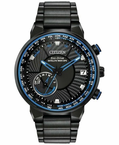 Citizen Satellite Wave Freedom Eco-Drive Black Dial Men's Watch CC3038-51E