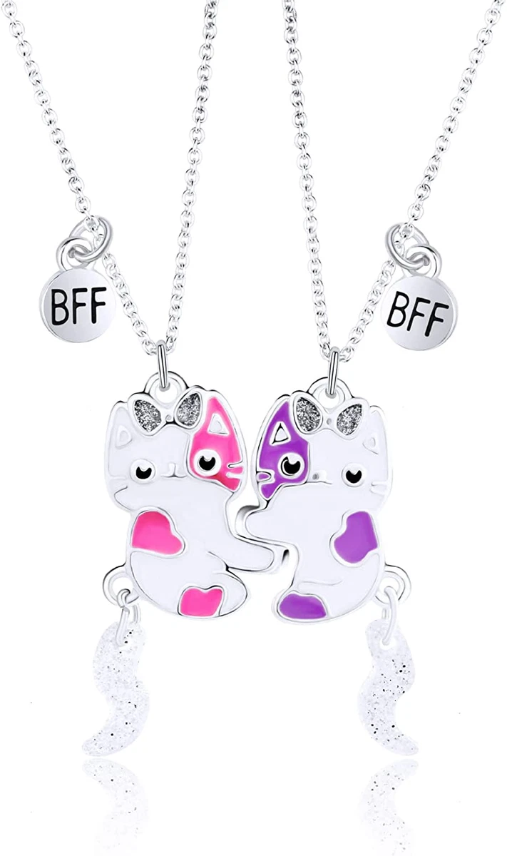 Best Friend Necklace Gifts Magnetic Matching Friendship Necklace 2
