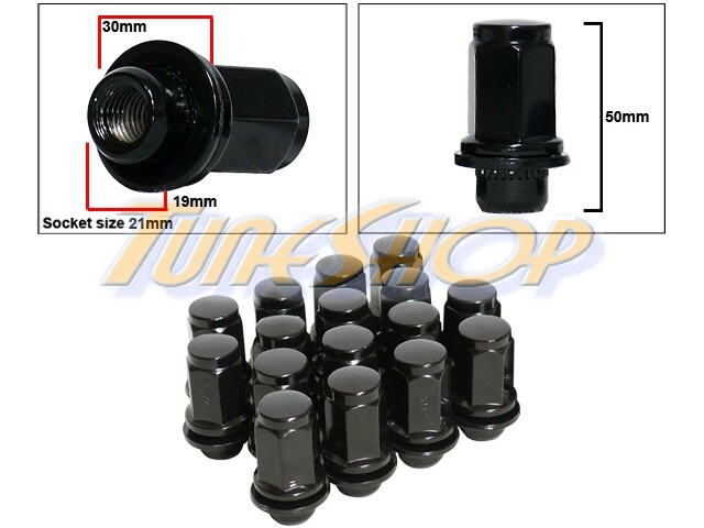 20 Extended 50mm Mag Lug Nuts – M12x1.5 For Lexus Scion OEM Wheels – Forged Steel By Tuneshop