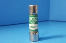 ( 2 pieces) TIME DELAY FUSE, FNM-1, BUSSMAN, 250V, 1A