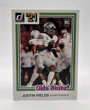 2021 Panini Chronicles Draft Picks - Donruss Retro Justin Fields #33 Pink (RC)