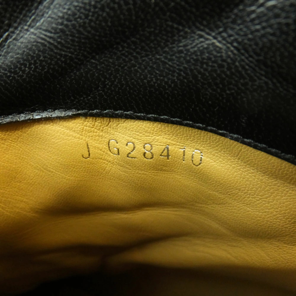 CHANEL short boots black size 36 equivalent J G284 silver hardware high heels he thumbnail 10