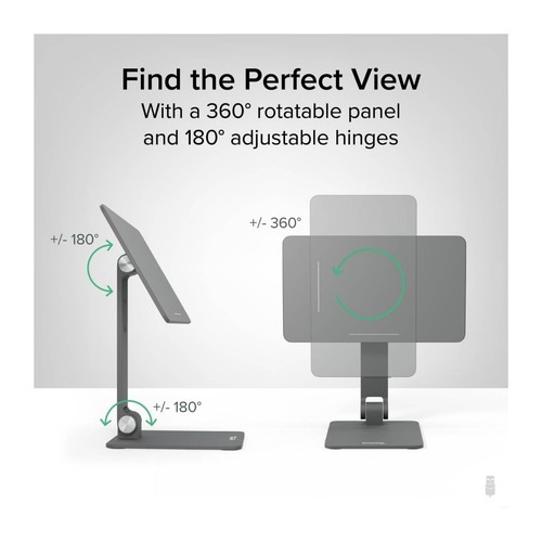 Plugable Magnetic Tablet Holder for iPad Pro 11 and More 360 Rotating Stand (AMS - Picture 4 of 7