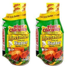 Tony Chachere's Injectables Creole Cajun Style Butter Marinade 17oz - Lot of 2