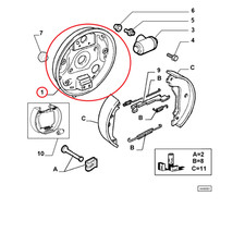 Disque de frein Lancia Y