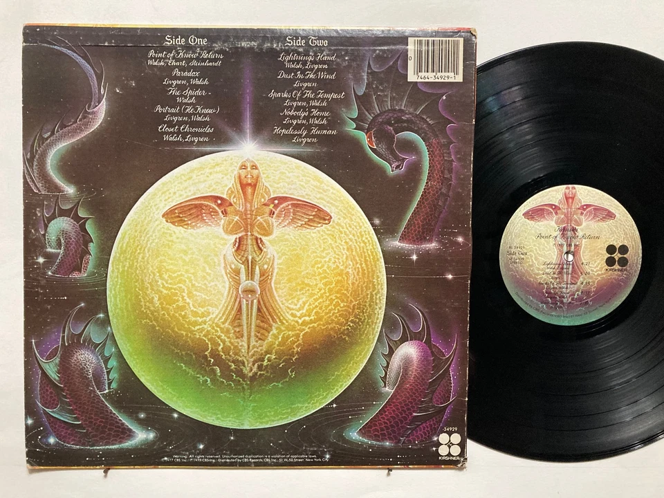 Kansas – Point Of Know Return LP - 1977 - VG/VG - Image 2 of 2