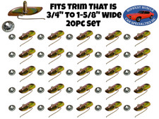 Molding Trim Clips Body Fender Quarter Hood Door Trunk 34 To 1-58 Ford 20p B Molding Trim Clips Body Fender Quarter Hood Door Trunk 34 To 1-58 Ford 20p B