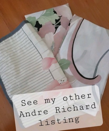 Vintage Springmaid Anastasia Andre Richard Neu aus altem Lagerbestand Standard Kissen Schein Mohnblumen - Bild 2 von 9