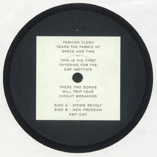 Fashion Flesh Atoms Revolt EP 12" Vinyl ESP Institute ESP120 Leftfield Techno NM video thumbnail