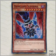Darklord Superbia - DESO-EN039 - Super Rare 1st Edition Yugioh