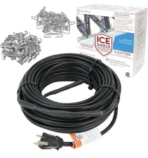 WarmlyYours Roof Snow De-Icing Heat Cable 120 ft., 5 Watts/ft. Heat Tape…..