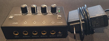 4-Channel Portable Stereo Headphone Amplifier - Mini Earphone Splitter