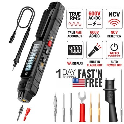 ANENG True RMS Digital Multimeter Auto Range 4000 Counts AC DC Voltage Tester