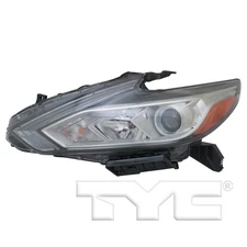 Halogen Headlight Lamp for 16-18 Nissan Altima Chrome 2.5 Non-SR Driver CAPA