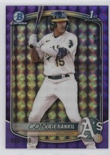 2025 Bowman Chrome Prospects Purple Geometric Refractor 60/250 Nate Nankil 1i3m