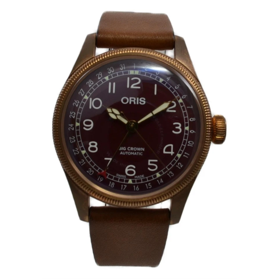 ORIS 01 754 7741 3168-07 5 20 58BR Store Display 9.5 out of 10 Big Crown Bronze 