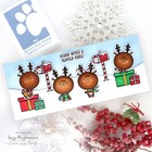 NEW - Stamptember 2025 - Pink and Main - Reindeer Kisses  -Stamp and Die Set — photo 10