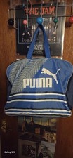 BORSA DA TRASPORTO PUMA VINTAGE 2 SCOMPARTI SEPARATI 17,5 " x 14" anni '90