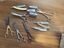 Hair cutting Scissors Lot Vintage
