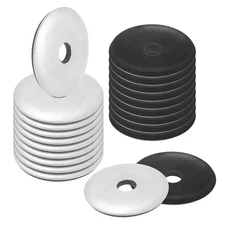 30-Pack Bonded Sealing Rubber Washers, 1/4" x 1-3/16" OD Neoprene Washer Gasket