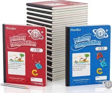 24 Pack Primary Composition Notebook K-2 Grade Kids Draw Write 100 Sheets School