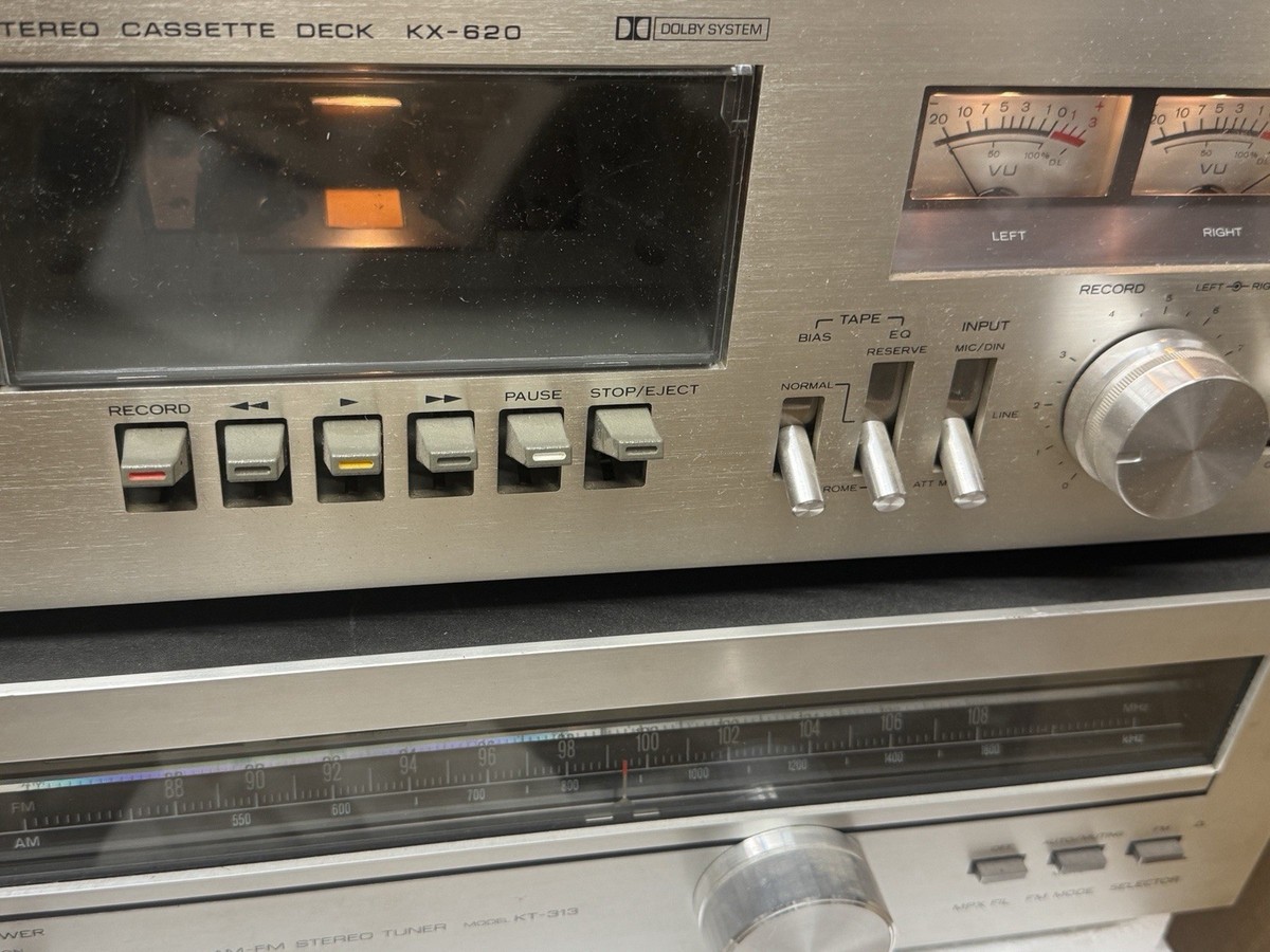 Kenwood KX-620 Stereo Cassette Deck Untested As Is | eBay