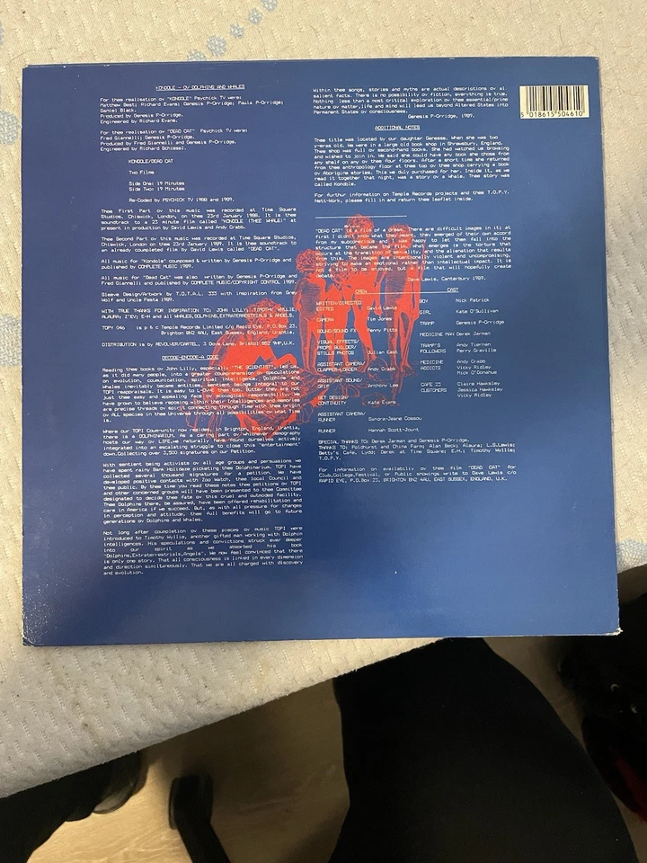 Psychic TV Kondole/Dead Cat Vinyl Foto 2 de 4