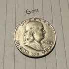 1952-D Franklin Half Dollar Silver 50C Circulated Denver Mint US Coin