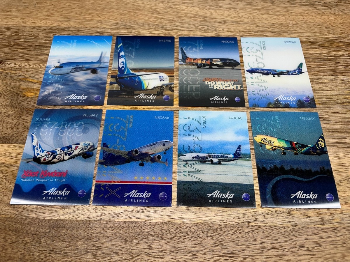 New & Sealed- Alaska Airlines Boeing 737 Official Pilot Trading
