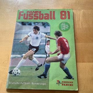 Panini Album Fussball Bundesliga 1981 komplett guter Zustand