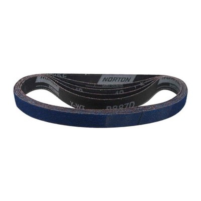 Norton 66254457869 3/4x20-1/2  BlueFire R887D ZA Cloth File Belts 40 Grit 50 pk