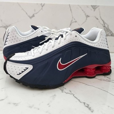 Nike Shox R4 USA Navy/White/Red HQ1988-400 Men's Size